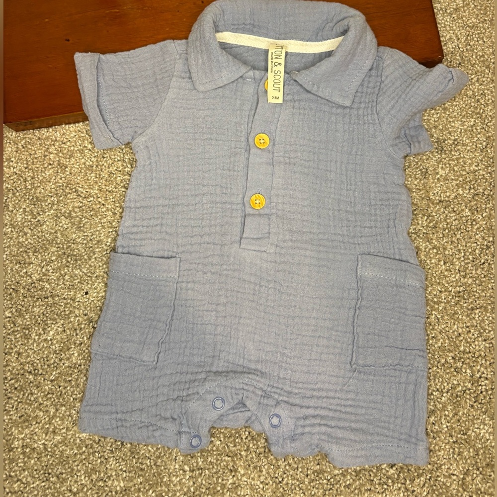 Peyton and Scout Gauze Onesie